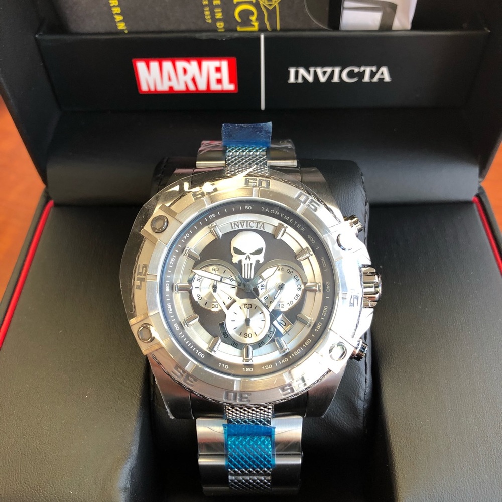 Invicta Marvel Limited Edition PUNISHER Watch Mens